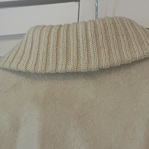 Fjord Fashion vintage jacket cream button 36 women Scandinavian wool Nordic - Picture 6 of 7